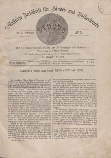 Globus. Illustrierte Zeitschrift für Länder...Bd. XXXIII, Nr.1, 1878