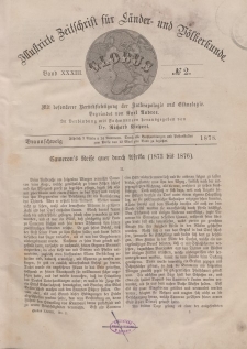 Globus. Illustrierte Zeitschrift für Länder...Bd. XXXIII, Nr.2, 1878