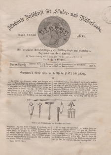 Globus. Illustrierte Zeitschrift für Länder...Bd. XXXIII, Nr.6, 1878