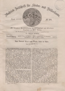 Globus. Illustrierte Zeitschrift für Länder...Bd. XXXIII, Nr.10, 1878