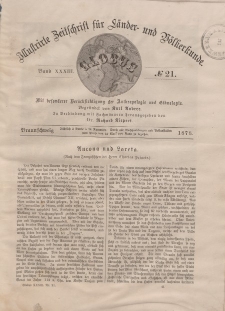 Globus. Illustrierte Zeitschrift für Länder...Bd. XXXIII, Nr.21, 1878