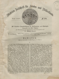 Globus. Illustrierte Zeitschrift für Länder...Bd. XXXV, Nr.10, 1879