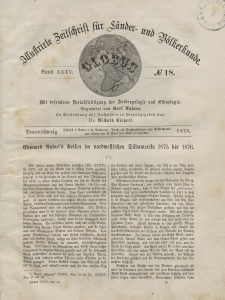 Globus. Illustrierte Zeitschrift für Länder...Bd. XXXV, Nr.18, 1879
