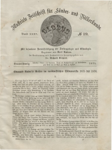 Globus. Illustrierte Zeitschrift für Länder...Bd. XXXV, Nr.19, 1879