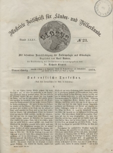 Globus. Illustrierte Zeitschrift für Länder...Bd. XXXV, Nr.23, 1879