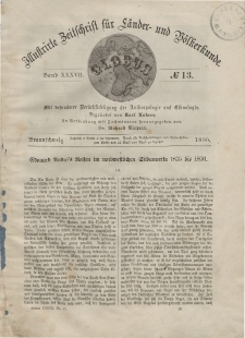 Globus. Illustrierte Zeitschrift für Länder...Bd. XXXVII, Nr.13, 1880