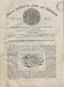 Globus. Illustrierte Zeitschrift für Länder...Bd. XXXVII, Nr.17, 1880