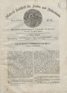 Globus. Illustrierte Zeitschrift für Länder...Bd. XXXVII, Nr.18, 1880