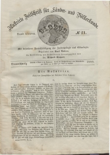 Globus. Illustrierte Zeitschrift für Länder...Bd. XXXVII, Nr.21, 1880