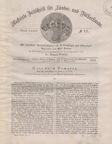 Globus. Illustrierte Zeitschrift für Länder...Bd. XXXIX, Nr.11, 1881