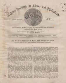 Globus. Illustrierte Zeitschrift für Länder...Bd. XXXIX, Nr.17, 1881