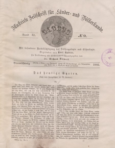 Globus. Illustrierte Zeitschrift für Länder...Bd. XL, Nr.9, 1881