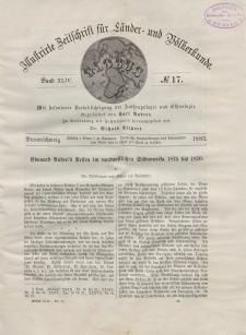 Globus. Illustrierte Zeitschrift für Länder...Bd. XLIV, Nr.17, 1883