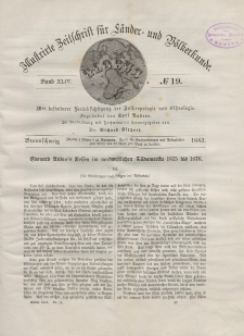 Globus. Illustrierte Zeitschrift für Länder...Bd. XLIV, Nr.19, 1883