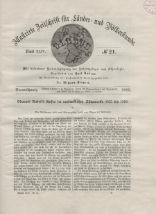 Globus. Illustrierte Zeitschrift für Länder...Bd. XLIV, Nr.21, 1883