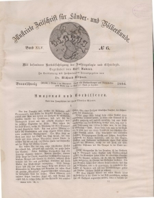 Globus. Illustrierte Zeitschrift für Länder...Bd. XLV, Nr.6, 1884