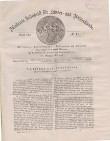 Globus. Illustrierte Zeitschrift für Länder...Bd. XLV, Nr.11, 1884