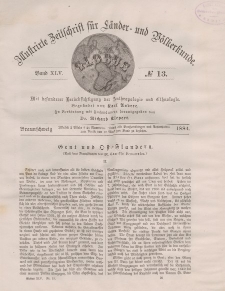 Globus. Illustrierte Zeitschrift für Länder...Bd. XLV, Nr.13, 1884
