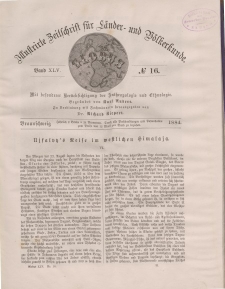 Globus. Illustrierte Zeitschrift für Länder...Bd. XLV, Nr.16, 1884