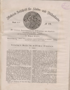 Globus. Illustrierte Zeitschrift für Länder...Bd. XLV, Nr.19, 1884