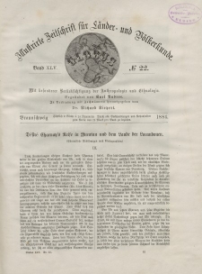 Globus. Illustrierte Zeitschrift für Länder...Bd. XLV, Nr.22, 1884