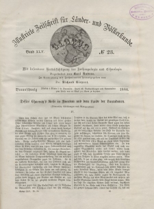 Globus. Illustrierte Zeitschrift für Länder...Bd. XLV, Nr.23, 1884