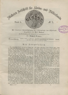 Globus. Illustrierte Zeitschrift für Länder...Bd. L, Nr.7, 1886