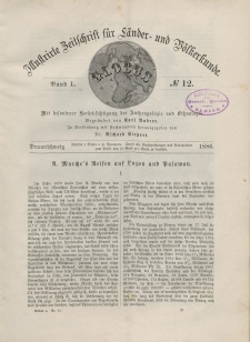 Globus. Illustrierte Zeitschrift für Länder...Bd. L, Nr.12, 1886