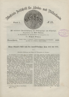 Globus. Illustrierte Zeitschrift für Länder...Bd. L, Nr.21, 1886