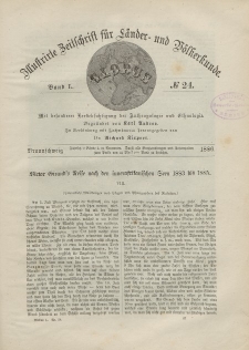 Globus. Illustrierte Zeitschrift für Länder...Bd. L, Nr.24, 1886