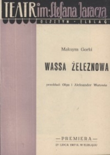 Wassa Żeleznowa - Maksym Gorki
