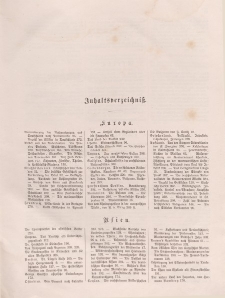 Globus. Illustrierte Zeitschrift für Länder...(Inhaltsverzeichniß), Bd. XXVII, 1875