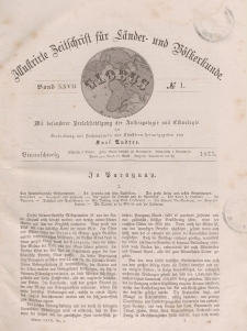 Globus. Illustrierte Zeitschrift für Länder...Bd. XXVII, Nr.1, 1875