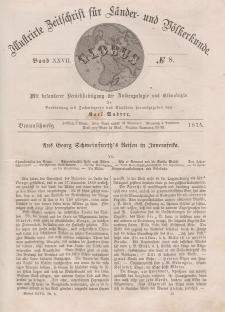 Globus. Illustrierte Zeitschrift für Länder...Bd. XXVII, Nr.8, 1875