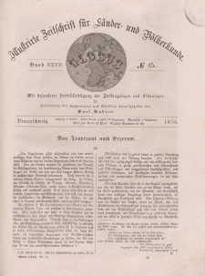 Globus. Illustrierte Zeitschrift für Länder...Bd. XXVII, Nr.15, 1875