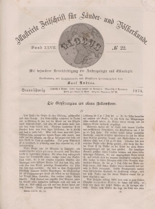 Globus. Illustrierte Zeitschrift für Länder...Bd. XXVII, Nr.22, 1875