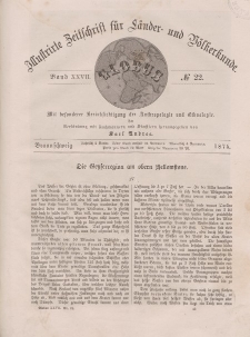 Globus. Illustrierte Zeitschrift für Länder...Bd. XXVII, Nr.22, 1875