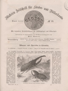 Globus. Illustrierte Zeitschrift für Länder...Bd. XXVII, Nr.23, 1875