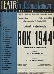 Rok 1944 - Józef Kuśmierek