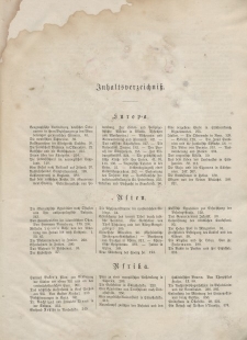 Globus. Illustrierte Zeitschrift für Länder...(Inhaltsverzeichniß), Bd. XV, 1869