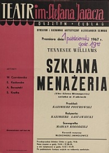 Szklana menażeria - Tennesee Williams