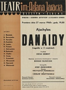 Danaidy - Ajschylos
