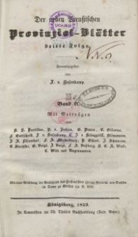 Neue Preussische Provinzial-Blätter, Bd. IV, 1859