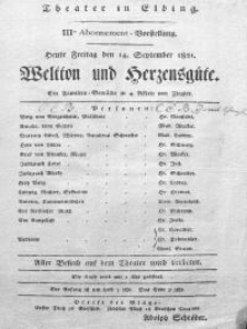 Weltton und Herzensgüte - Friedrich Wilhelm Ziegler