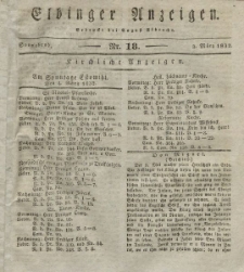 Elbinger Anzeigen, Nr. 18. Sonnabend, 3. März 1832