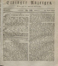 Elbinger Anzeigen, Nr. 33. Mittwoch, 25. April 1832