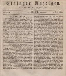 Elbinger Anzeigen, Nr. 37. Mittwoch, 8. Mai 1833