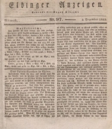 Elbinger Anzeigen, Nr. 97. Mittwoch, 4. Dezember 1833
