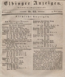 Elbinger Anzeigen, Nr. 35. Sonnabend, 3. Mai 1834