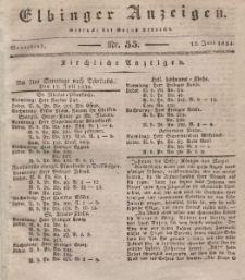 Elbinger Anzeigen, Nr. 55. Sonnabend, 12. Juli 1834
